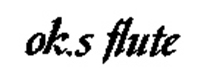 Ok.s flute logo